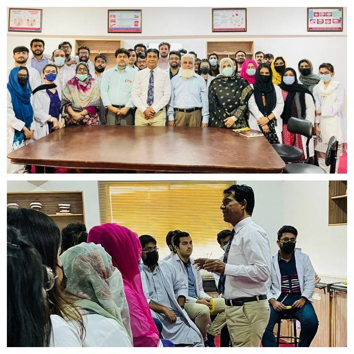 Baqai Dental College assists students in fluoride application 