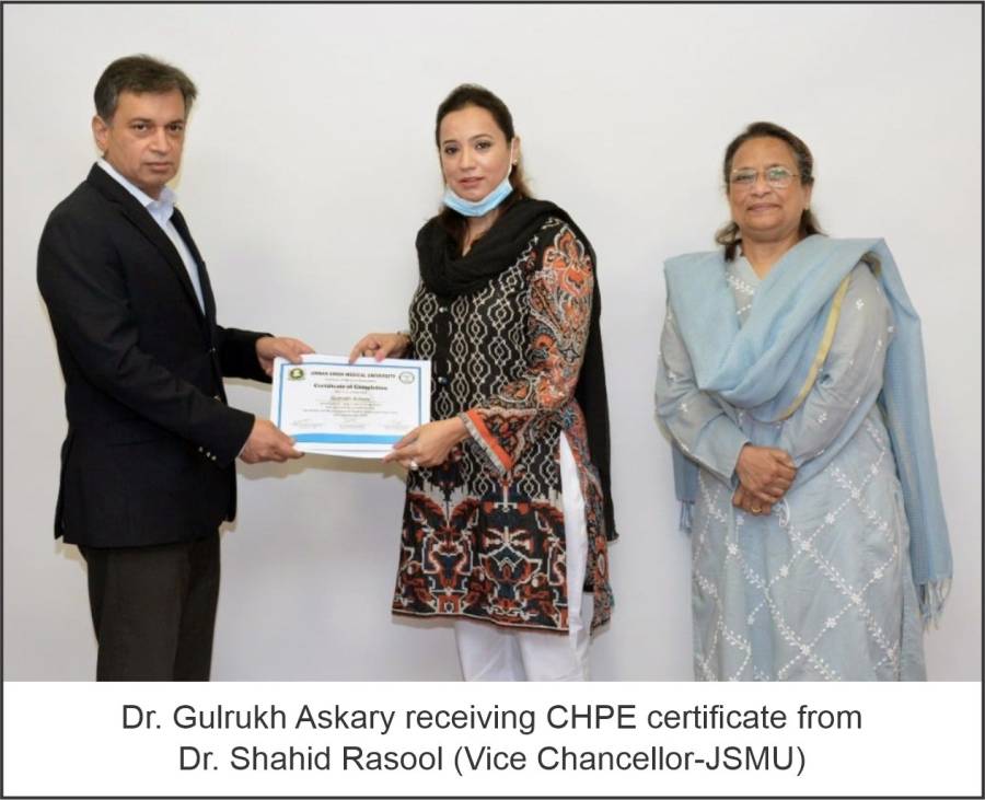 FJDC’s faculty completes CHPE training course  