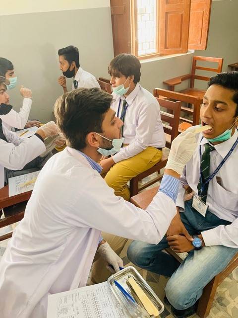 Muhammad Dental College orients dental health awareness at Little Folks High School