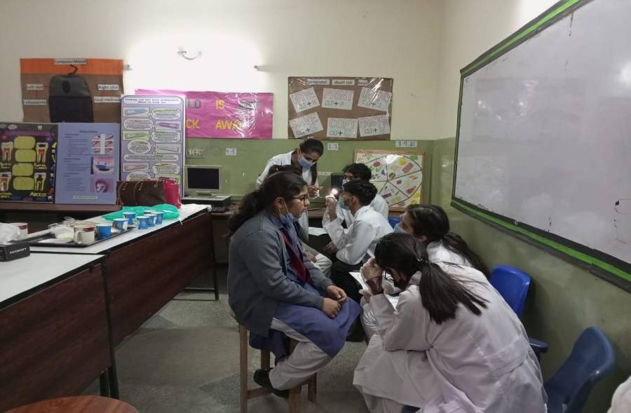 Margalla Institute installs oral health screening camps 