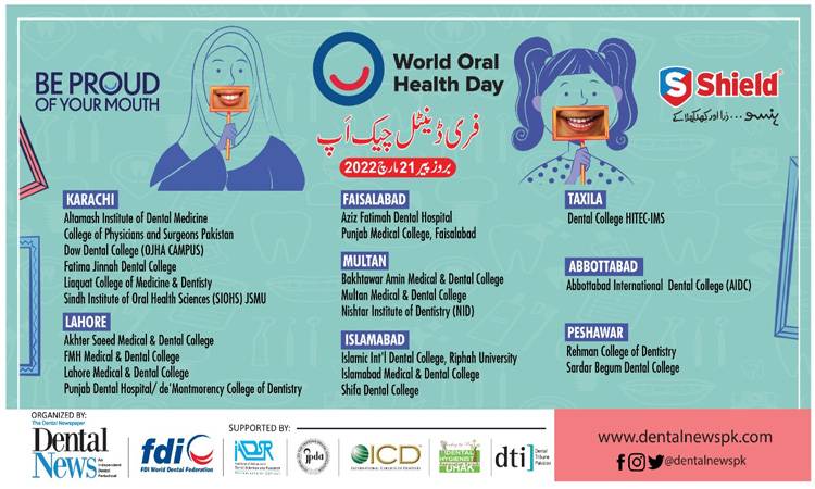 WOHD' 22: Free Dental Checkup In Pakistan