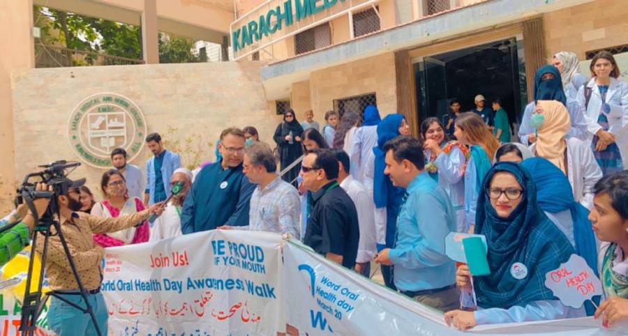 KMDC marks WOHD'22 with free dental OPDs, awareness walk