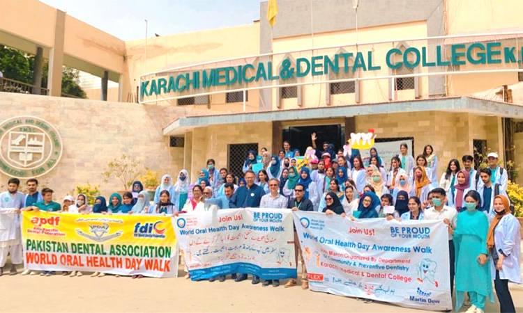 KMDC marks WOHD'22 with free dental OPDs, awareness walk