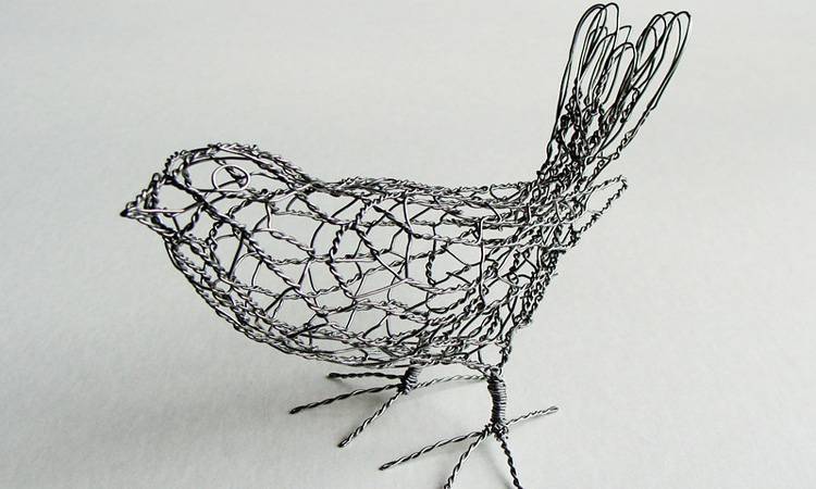 BUMDC showcases students' wire artwork