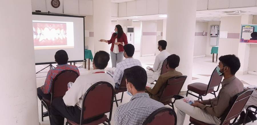 AMDC organises dental check-up, awareness talk at CPSP