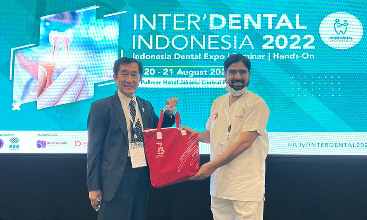 Dr Arshad Malik opens for the Interdental Indonesia Conference 2022