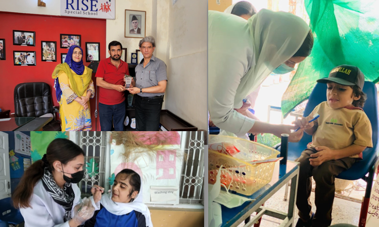 AIMI organises free dental camp at RISE School for Special Children, Abbottabad