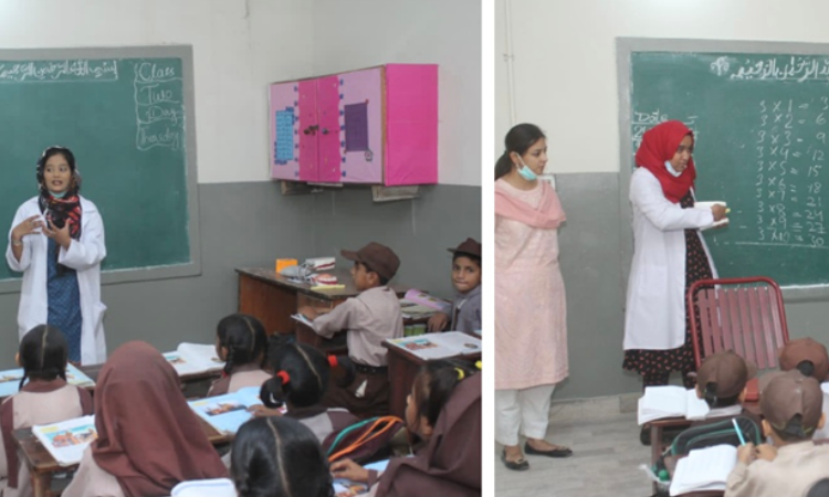 Community outreach activity at Baqai medical complex, Khushal Nagar Gharoo