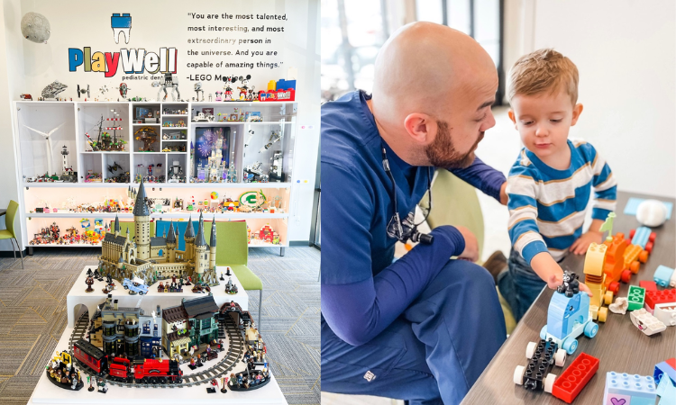 US dentist turns waiting room into Legoland