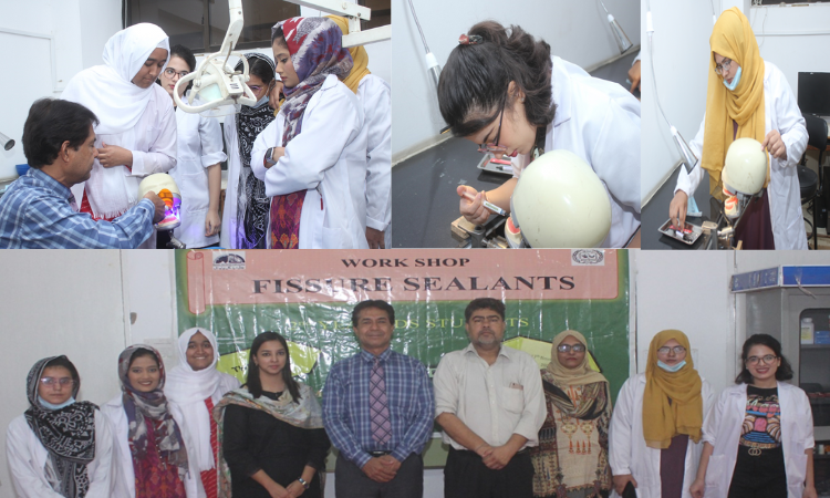 Workshop on 'Fissure Sealants' by Community Dentistry Department, BDC