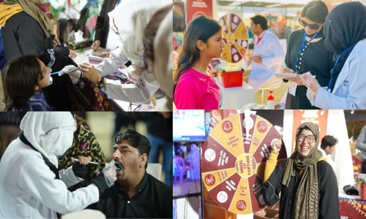 Hashmanis promotes dental health at Karachi Eat