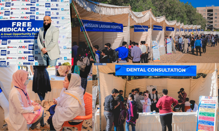 Free Mega Health Camp by Ameen Medical & Dental Center and Iqra University