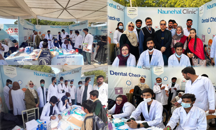 Hamdard Community Dentistry Department organises dental camp