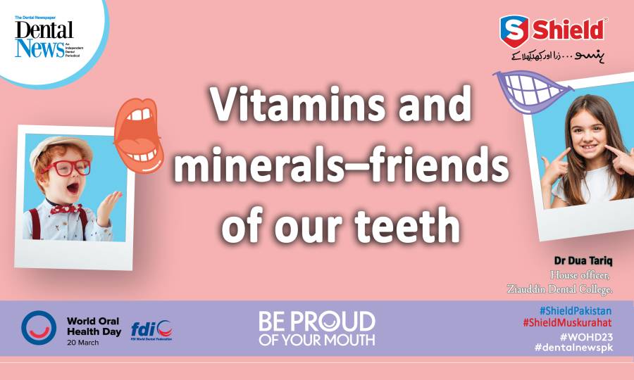 Vitamins and minerals– friends of our teeth 