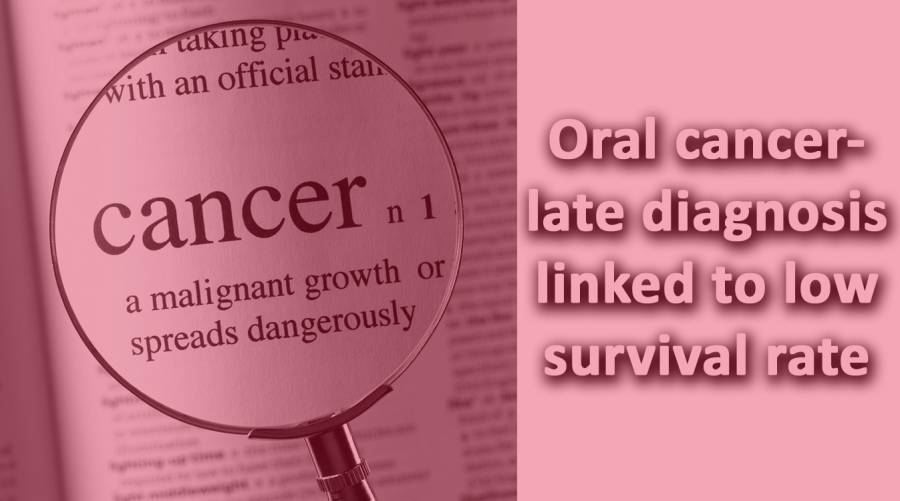 Oral cancer: late diagnosis linked to low survival rate