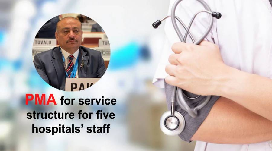 PMA for service structure for five hospitals’ staff   