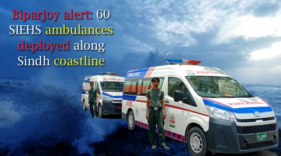 Biparjoy alert: 60 SIEHS ambulances deployed along Sindh coastline 