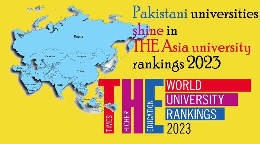 Pakistani universities shine in THE Asia university rankings 2023