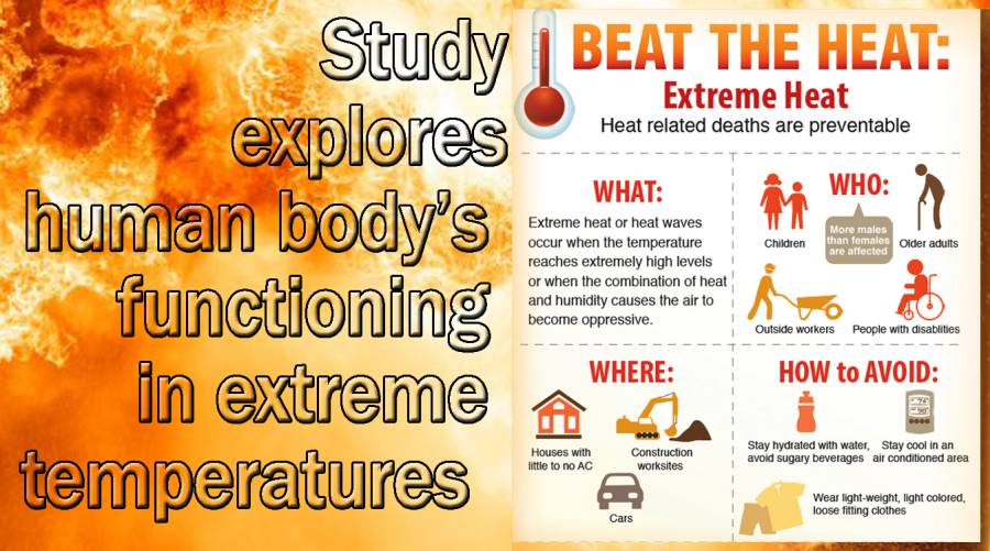 Study explores human body’s functioning in extreme temperatures  