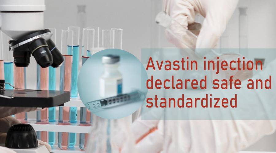 Avastin injection declared safe and standardized