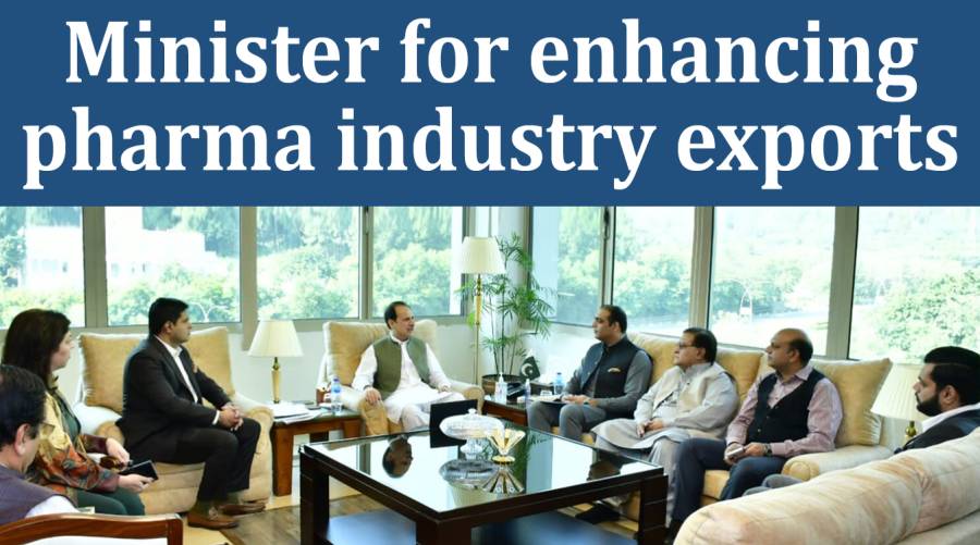 Minister for enhancing pharma industry exports 