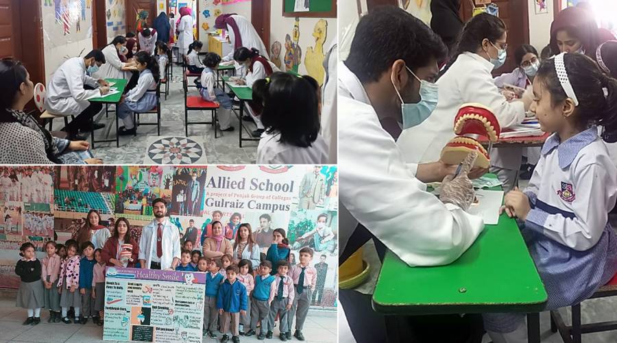 MIHS dental team examines 100 school kids