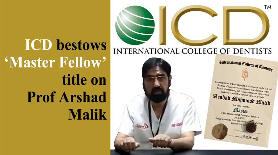 ICD bestows ‘Master Fellow’ title on Prof Arshad Malik 