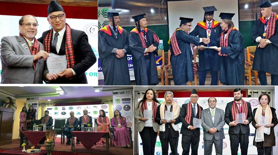 PDA head honored at dental moot in Kathmandu