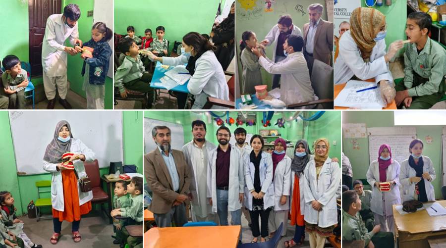 BUDC team conducts dental checkups, awareness session at school  