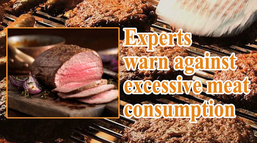 Experts warn against excessive meat consumption 