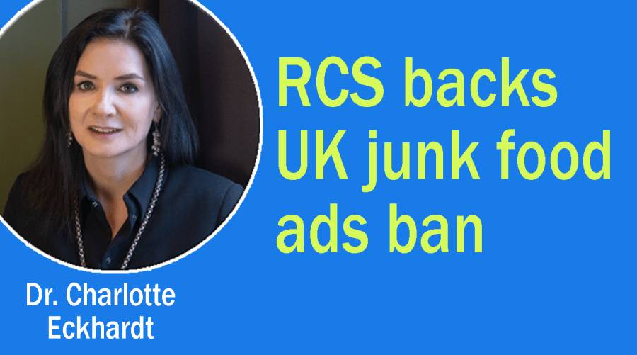 RCS backs UK junk food ads ban