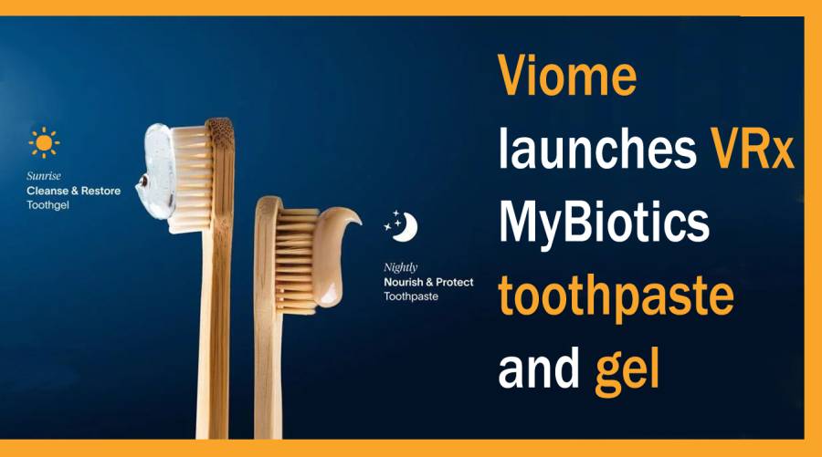 Viome launches VRx MyBiotics toothpaste and gel