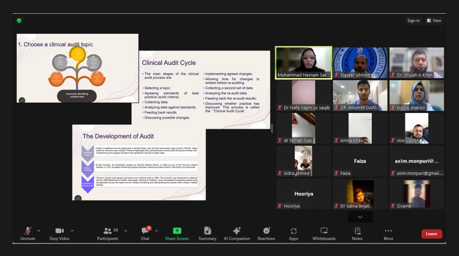 AIDM webinar on basics of clinical audit 