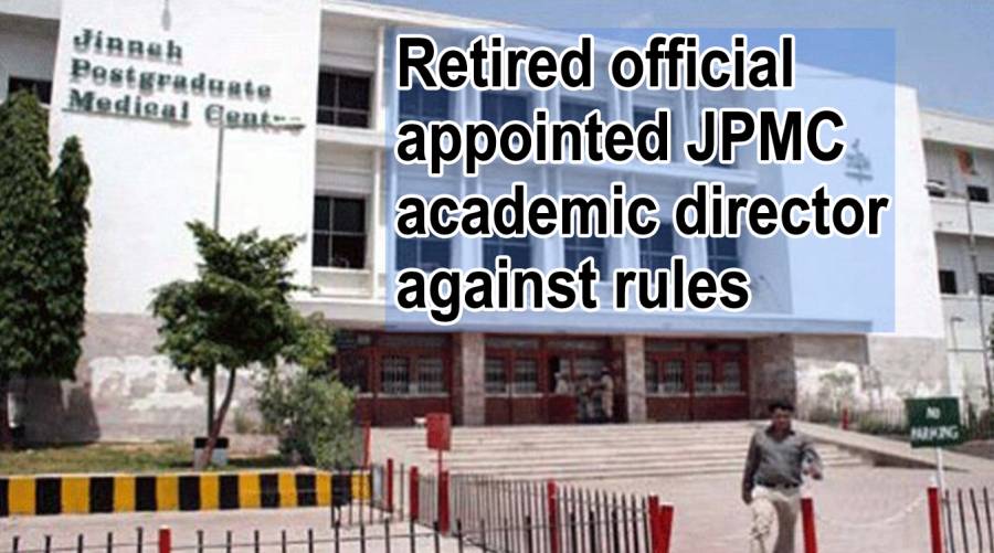 Retired official appointed JPMC academic director against rules