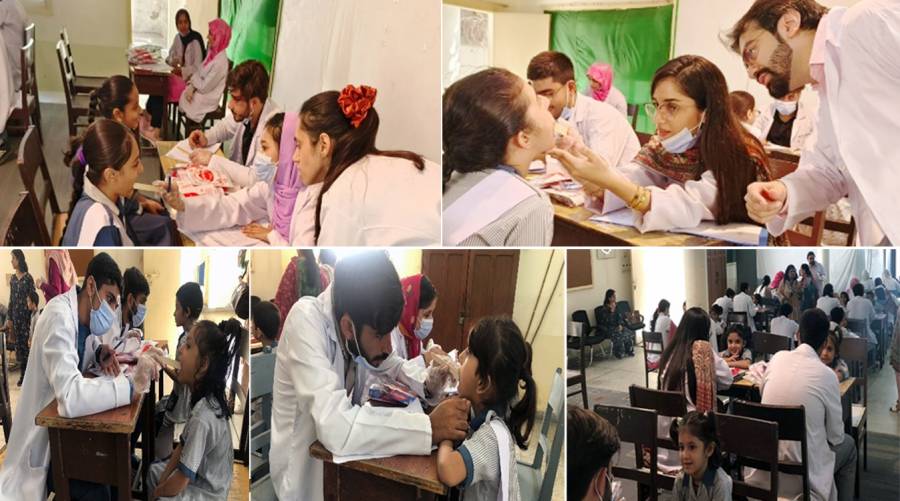 BUDC team holds oral health camp at girls school 