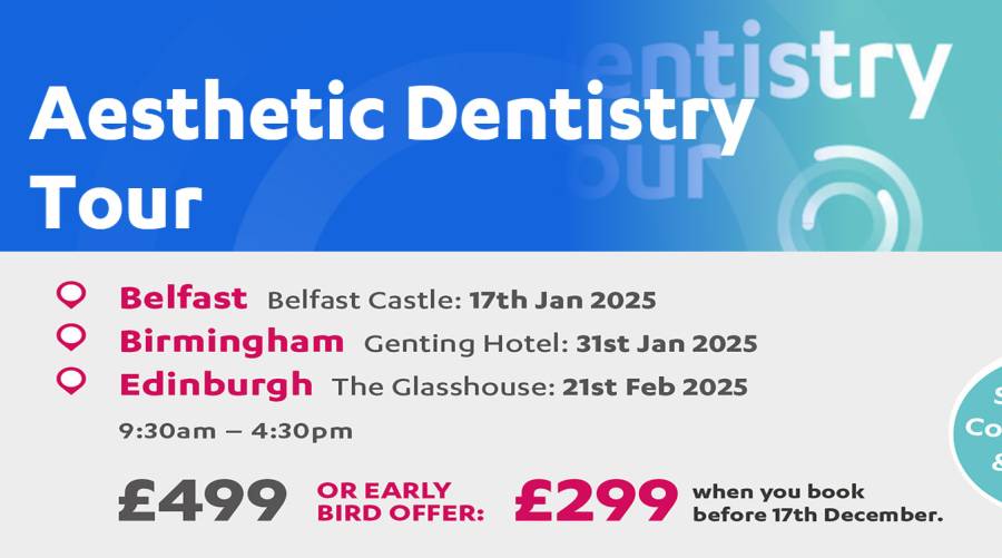 Registration for the Aesthetic Dentistry Tour, UK opens