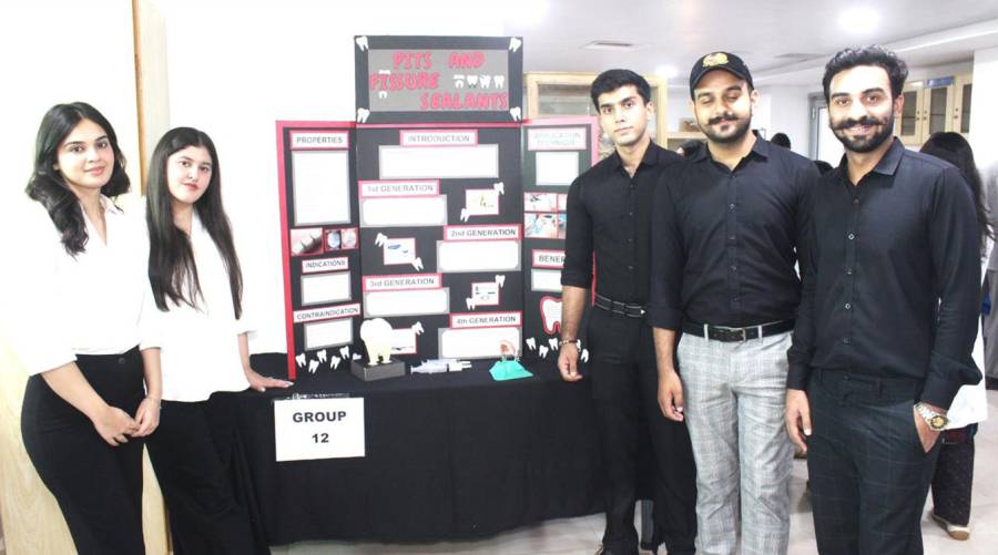 Poster competition at AIDM highlights students' creativity, academic excellence