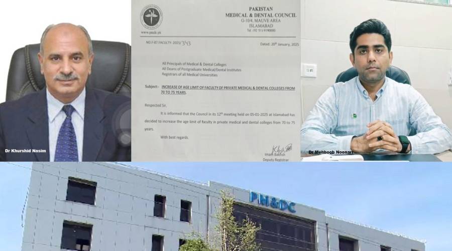 Medical, dental associations unite against PMDC’s age extension policy